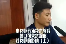 龙虾塘水深30/50/80公分，对虾的生长有何影响？深度多...视频封面