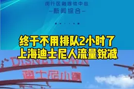终于不用排队2小时 上海迪斯尼人流量锐减视频封面