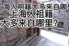上海人的祖籍大多来自哪里？ 上海开埠后至民国的1920、30年代视频封面