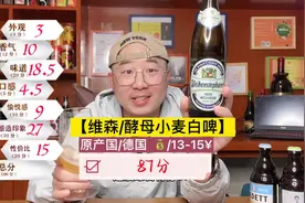 德国【维森/酵母小麦白啤】87分 #啤酒测评 #德国啤酒 #丽江酒馆视频封面