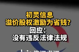 初灵信息溢价股权激励为省钱？回应：没有违反法律法规视频封面