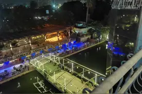 泥罗河的夜景  泥罗河是世界最长的河流  在古代埃及中