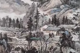 青山绿水藏天仙，老友醉酒墨蹁跹。溪边点灯接诗句，第四句？？视频封面