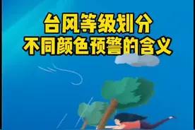 #台风等级划分，不同颜色#预警的含义#灿都#魔都台风结界挺住 视频封面