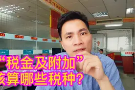 “税金及附加”核算哪些税种？  #会计实操 #会计 #税务视频封面