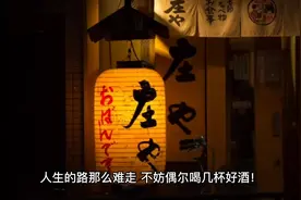 人生的路那么难走，偶尔喝几杯好酒，也算是种放松#情感共鸣视频封面
