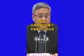 郭树清：五年内我们处置了不良资产12万亿元视频封面