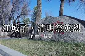 江城子·清明祭英烈#清明节 #致敬缅怀奋进视频封面