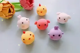 又萌又可爱的元宵节汤圆，你要来一碗吗？  #粘土手工 #手工制作视频封面