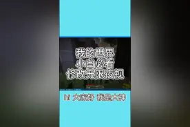 我的世界 最简单教程 修改无限夜视效果#我的世界 #我的世界教程 #游戏