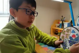 #四年级语文学具手工 《精卫填海》制作过程及使用方法讲解视频封面