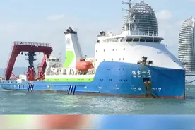 “探索一号”顺利返航三亚，完成船载深拖设备海上试验。@抖音短视频 #海南dou知道 视频封面