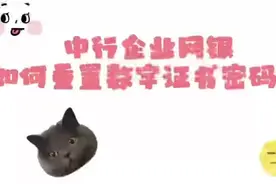 教你如何重置企业网银数字证书密码。。。#中行企业银行