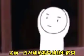 狐臭到底有多臭 是隔着屏幕都能闻到味的程度视频封面