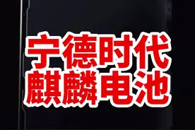 宁德时代麒麟电池会是下一代电池的头子吗？#每天一个用车知识视频封面