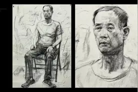 国美考研素描写生示范#中国美术学院 #美术艺考 #想画就画视频封面
