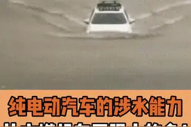 纯电动汽车的涉水能力，比内燃机车要强大的多！#星巢计划 #星巢玩车人 视频封面