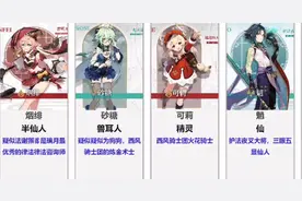 原神中非人类角色排序#原神 #飞彩镌流年 #薄樱初绽时
