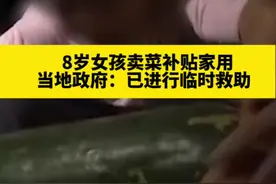 【#8岁女孩卖菜到晚上为补贴家用 ，当地政府：已对其进行临时救助。】近日，浙江德清。网络热议“德清县一八岁女孩晚上摆摊卖菜”，网传其父母离家在外，爷爷奶奶身体不好，不少市民闻言后前往小摊送爱心。9月29日 德清民政局工作人员表示，此前已去小孩家了解情况，爷爷奶奶自述是河南人，在老家有房，2020年左右和孙子孙女来到德清县，以蔬菜种植批发为生，有十余亩大棚基地。德清县民政局工作人员称，已针对家庭情况 进行临时救助 。（红星视频）视频封面