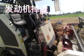收割机发动机转速2500转都是正常的#跨区收割机 ##现代农业机械视频封面