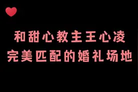 这个婚礼场地甜度满分，和#王心凌 的#王心凌歌曲爱你 太搭了视频封面