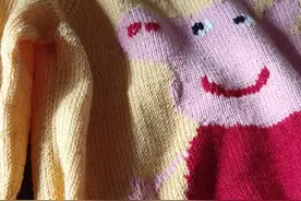 从下往上织机器领的方法挑针视频