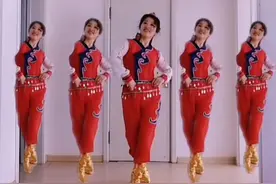 #广场舞草原祝酒歌  廖弟老师编舞的《草原祝酒歌》正面完整视频，背面完整视频敬请期待！💃