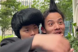 永琪与@山城小栗旬的理发日记 的复仇日记@在重庆的京都人 #永琪吗 #日语 #重庆方言