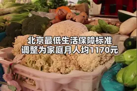 北京最低生活保障标准调整 由家庭月人均1100元调整为1170元 #北京视频封面