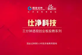 三分钟透视创业板投教系列：仕净科技视频封面