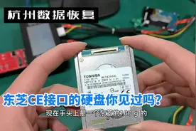 东芝CE接口的硬盘你见过吗？东芝160G硬盘数据MK1634GAL恢复案例视频封面