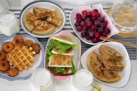 这就是全职妈妈，孩子说吃肉饼，妈妈晚上就开始准备，第二天一早准时端上桌