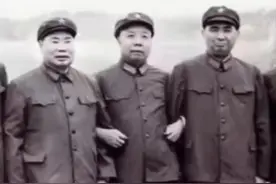 从左向右➡️罗洪标少将，陈康中将，杜义德中将，杨得志上将，肖华上将，杨勇上将，宋平，王新兰（肖华夫人）@抖音短视频 视频封面