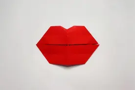 47唇形信纸#亲子教育#手工#手工折纸 #折纸#儿童 #儿童手工