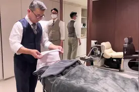 #创作灵感 高端店修面流程，标准时间一小时#男士发型 #发型视频封面