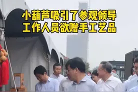 镇江新区管委会主任薛峰参观合阳农特产展区#合阳镇江投资优势推介会 👍👍视频封面