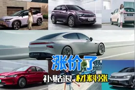 #比亚迪 #新能源 #电动车 #补贴 这些车涨价了@抖音汽车视频封面