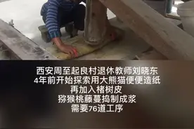 熊猫“便便”能造纸？  #熊猫 #造纸视频封面