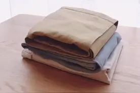 叠休闲裤的几个简单的小技巧#生活小窍门 #叠裤子视频封面