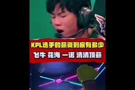 职业选手薪资大揭秘#kpl