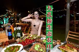 #宿州美食 下过雨来宿州周边游，感受九孔桥生态农庄的星辰夜晚