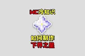 我的世界老玩家也不知道的冷知识，如何制作下界之星？#我的世界 #冷知识 #我的世界冷知识 #小知识 