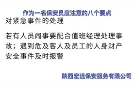 作为一名保安员在工作中应注意的八个要点           #保安员视频封面