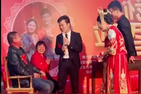 喜公公学英语😀😀#婚礼现场 #婚礼搞笑瞬间 #同城热门视频封面