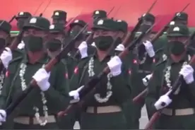 当地时间3月27日，缅甸在内比都举行建军节阅兵庆典仪式，纪念建军76周年。视频封面
