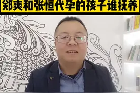 #郑爽回应 #为什么要反对代孕 代孕在我国合法吗？所生的孩子归谁抚养？#抚养权 #张恒视频封面
