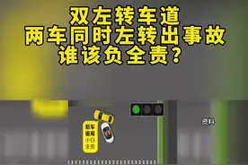 #双左转车道 #交警解答 #全责视频封面