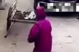 5月9日，浙江杭州，疑似一奔驰车挡住大妈出路，被大妈连续打砸。具体情况待警方通报视频封面