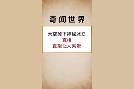 村民们喝了这么久才知道#奇闻奇事 #天空 #掉下 #蓝冰 #飞机排泄物 #不负选择 #放手去拍vlog吧视频封面