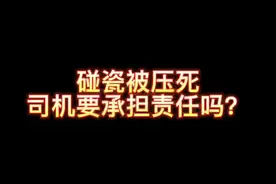 #创作灵感 碰瓷者被压死，司机要承担责任吗？广州女子钻进大货车底部。#女子故意钻进大货车底部 #广州女子自行钻入大货车 #女子钻进大货车 #碰瓷 #女子碰瓷油罐车直接往车底钻 #宁波律师 #宁波王宇律师 #普法宣传 #防灾减灾dou行动 #法律咨询 视频封面